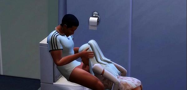  Boquete no banheiro - The Sims 4